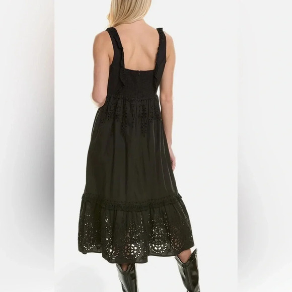 NWT Johnny Was Jade Jesminda Eyelet Embroidered Midi Dress Boho Chic Small - Picture 2 of 13